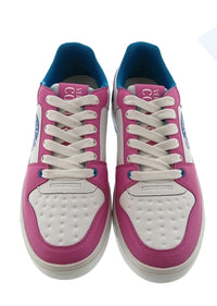 Versace Jeans Couture Versace Jeans Couture Mens Pink / White / Blue Colorblock Court Sneakers-