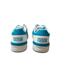Versace Jeans Couture Versace Jeans Couture Mens Turquoise / White Colorblock Court Sneakers-