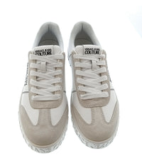 Versace Jeans Couture Versace Jeans Couture Mens Beige / White / Black Logo Platform Sneakers-
