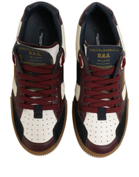 Dolce & Gabbana Dolce & Gabbana Multicolor Leather MIAMI Sneakers Men's Shoes