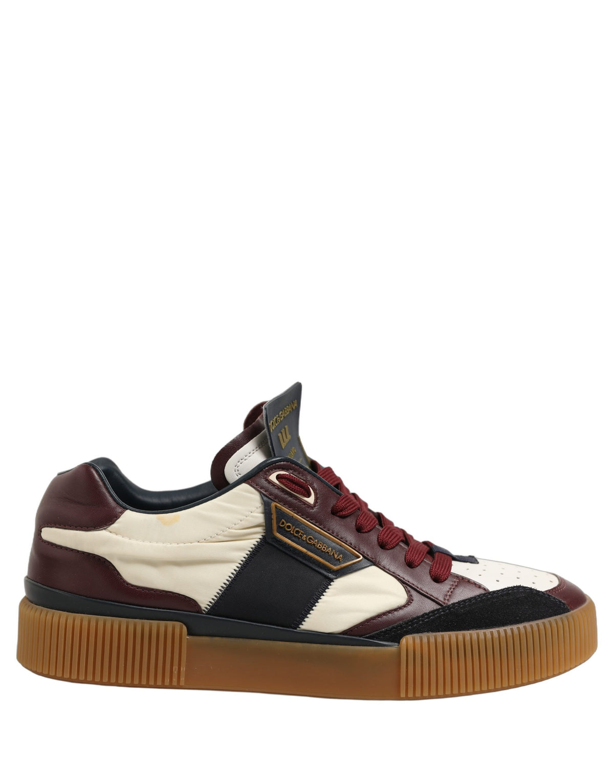 Dolce & Gabbana Dolce & Gabbana Multicolor Leather MIAMI Sneakers Men's Shoes