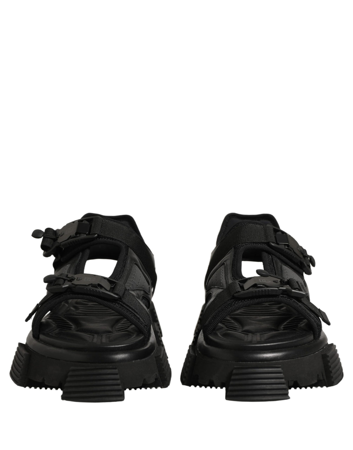 Dolce & Gabbana Dolce & Gabbana Black Logo Detailed Men Chunky Sandals Men's Shoes