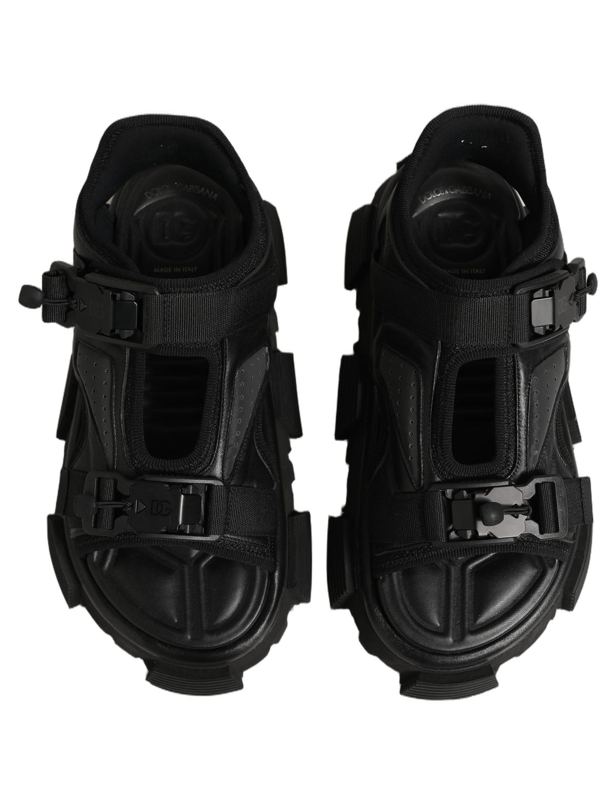 Dolce & Gabbana Dolce & Gabbana Black Logo Detailed Men Chunky Sandals Men's Shoes