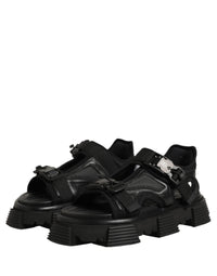 Dolce & Gabbana Dolce & Gabbana Black Logo Detailed Men Chunky Sandals Men's Shoes