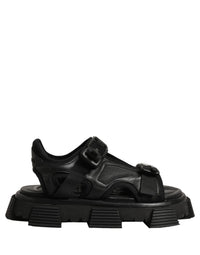 Dolce & Gabbana Dolce & Gabbana Black Logo Detailed Men Chunky Sandals Men's Shoes