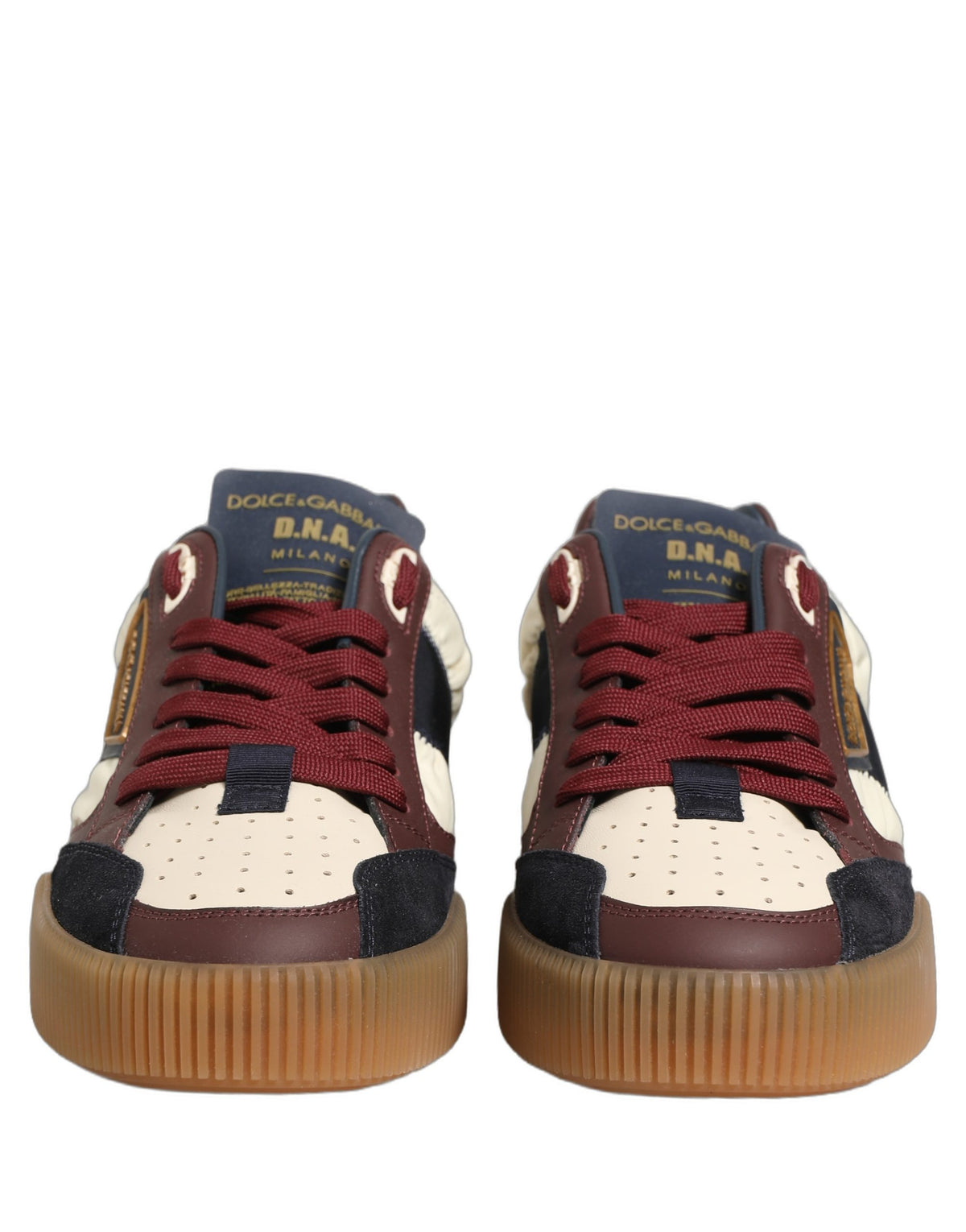 Dolce & Gabbana Dolce & Gabbana Multicolor Leather MIAMI Sneakers Men Men's Shoes