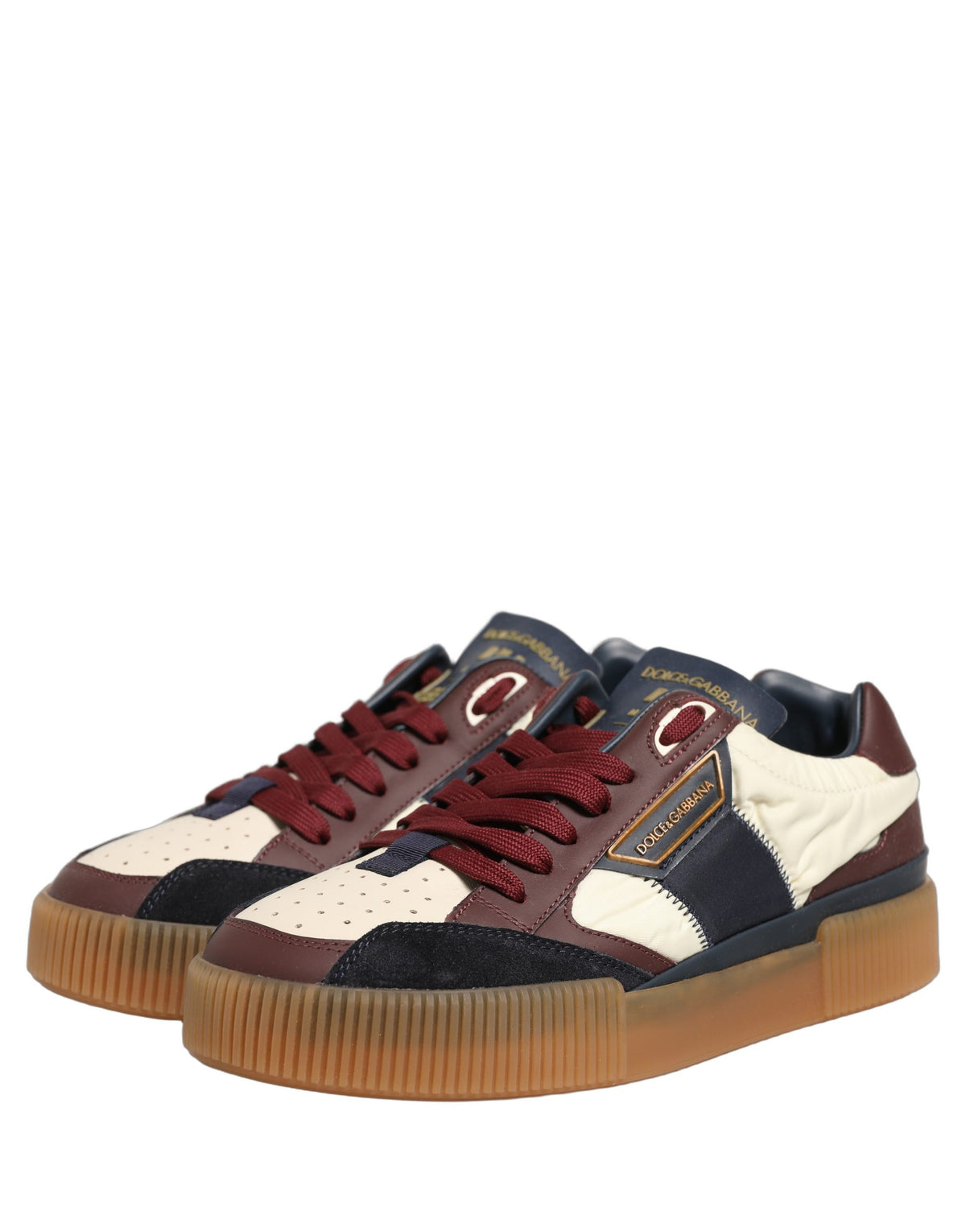 Dolce & Gabbana Dolce & Gabbana Multicolor Leather MIAMI Sneakers Men Men's Shoes