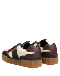 Dolce & Gabbana Dolce & Gabbana Multicolor Leather MIAMI Sneakers Men Men's Shoes