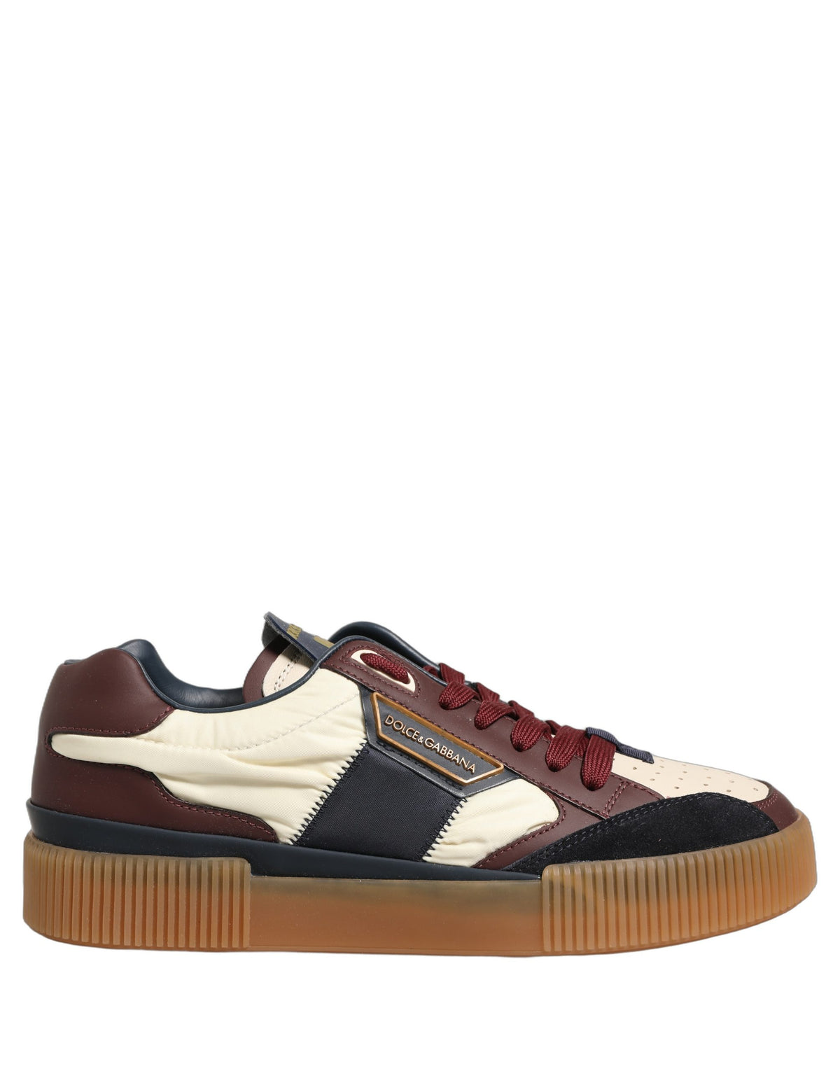 Dolce & Gabbana Dolce & Gabbana Multicolor Leather MIAMI Sneakers Men Men's Shoes