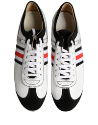 Dolce & Gabbana Dolce & Gabbana White Leather Japan Low Top Sneakers Women's Shoes