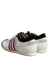 Dolce & Gabbana Dolce & Gabbana White Leather Japan Low Top Sneakers Women's Shoes