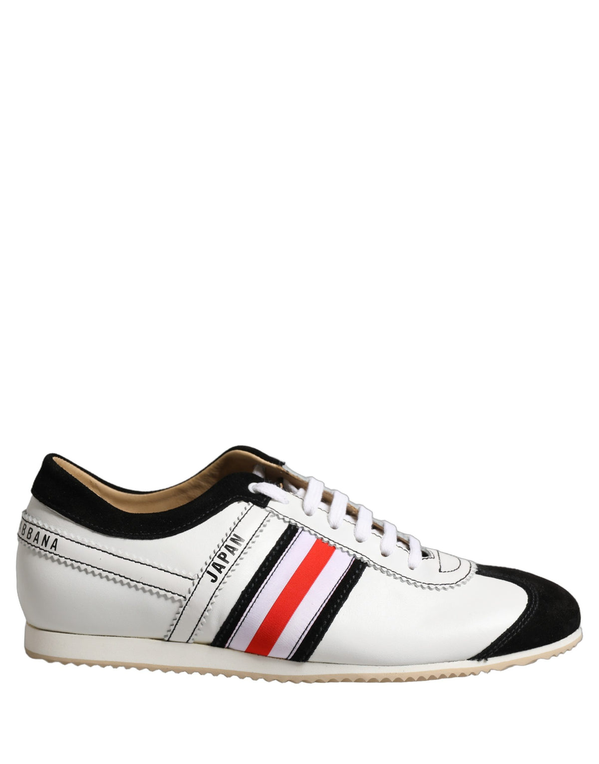 Dolce & Gabbana Dolce & Gabbana White Leather Japan Low Top Sneakers Women's Shoes