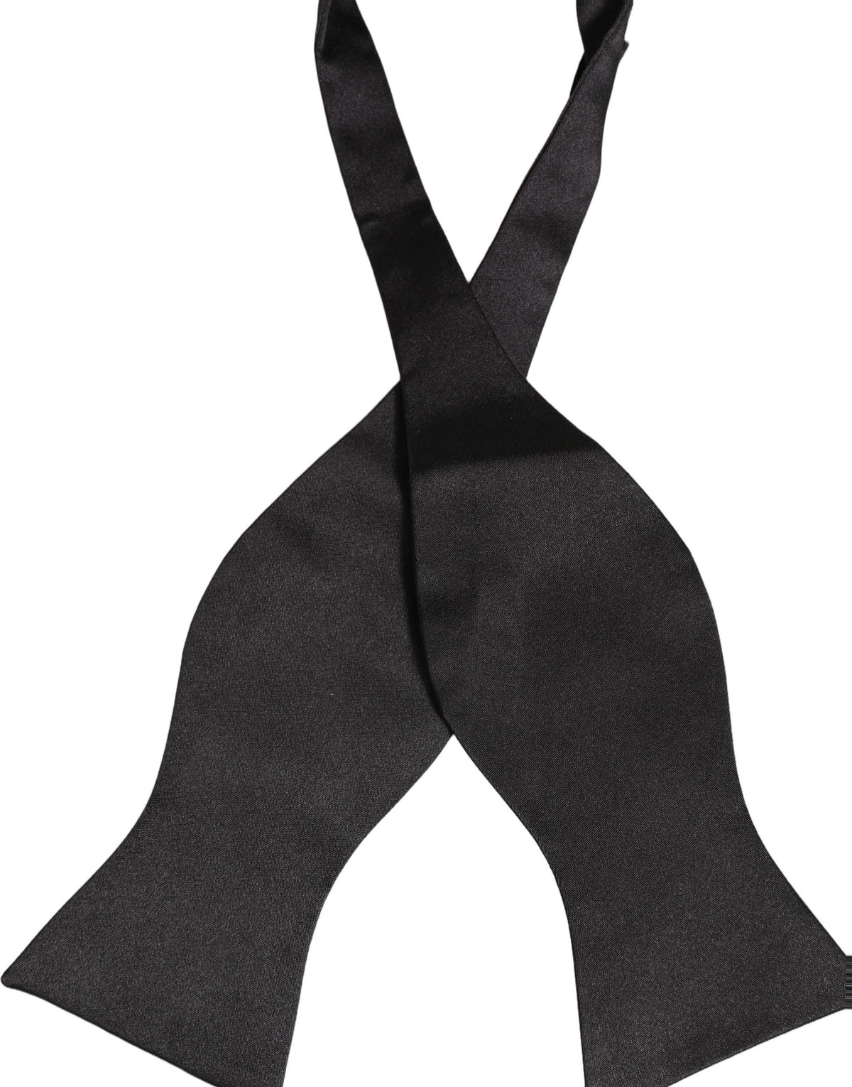 Dolce & Gabbana Dolce & Gabbana Men Black 100% Silk Adjustable Neck Papillon Bow Men's Tie