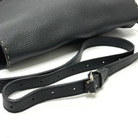 Fendi Selleria Black Leather Shoulder Bag (Pre-Owned)