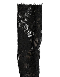Dolce & Gabbana Dolce & Gabbana Sleeves Black Nylon Floral Lace WWomen'ser Women's Arm