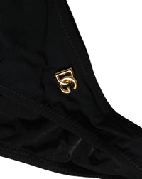 Dolce & Gabbana Dolce & Gabbana Black Cutout Logo One Piece Swimsuit Women's Swimwear