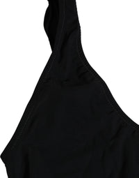 Dolce & Gabbana Dolce & Gabbana Black Cutout Logo One Piece Swimsuit Women's Swimwear