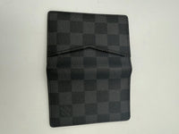 Louis Vuitton LOUIS VUITTON Compatto Card Holder ORGANIZER Damier Graphite Women's Wallet (Authentic Pre-Loved)