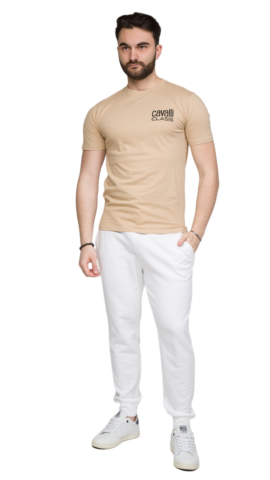 Cavalli Class Signature Logo Fashion T-Shirt-