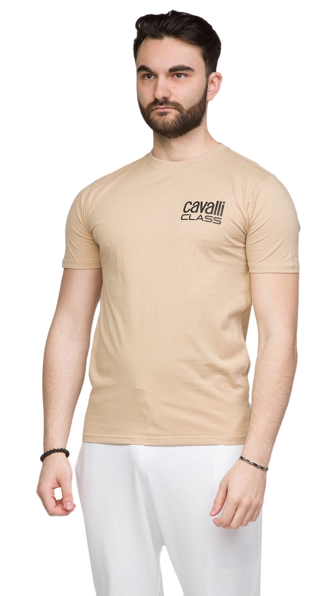 Cavalli Class Signature Logo Fashion T-Shirt-
