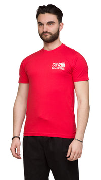 Cavalli Class Signature Logo Fashion T-Shirt-