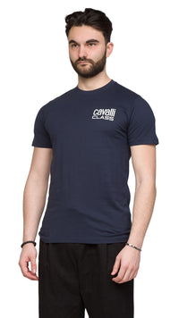 Cavalli Class Signature Logo Fashion T-Shirt-
