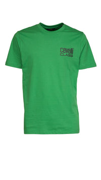 Cavalli Class Signature Logo Fashion T-Shirt-