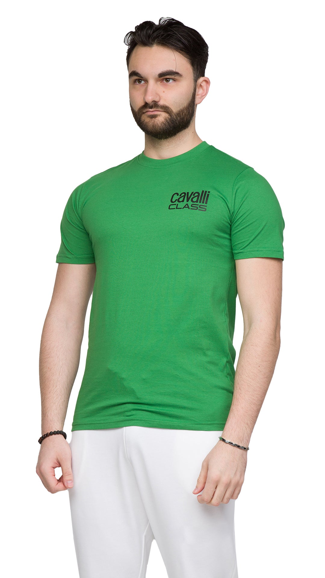 Cavalli Class Signature Logo Fashion T-Shirt-