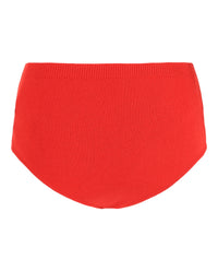 Ferragamo Womens Ribbed Texture High-Waisted Knitted Coulottes