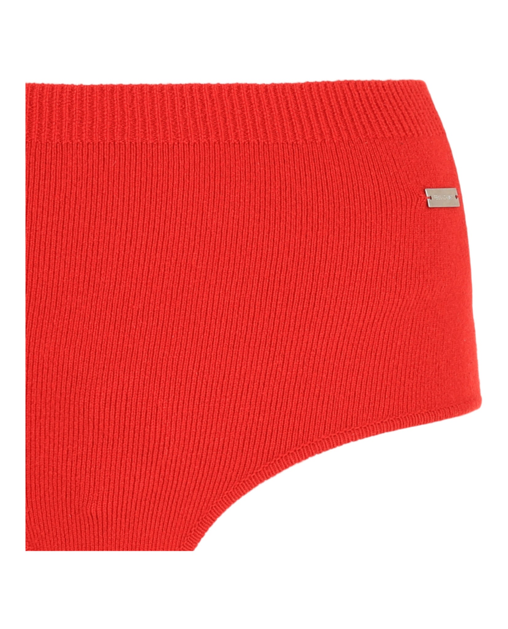 Ferragamo Womens Ribbed Texture High-Waisted Knitted Coulottes