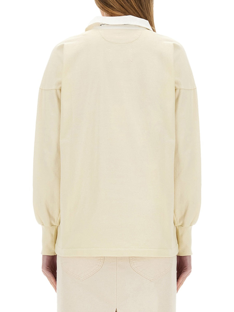 Maison Margiela Women Polo Shirt With Print