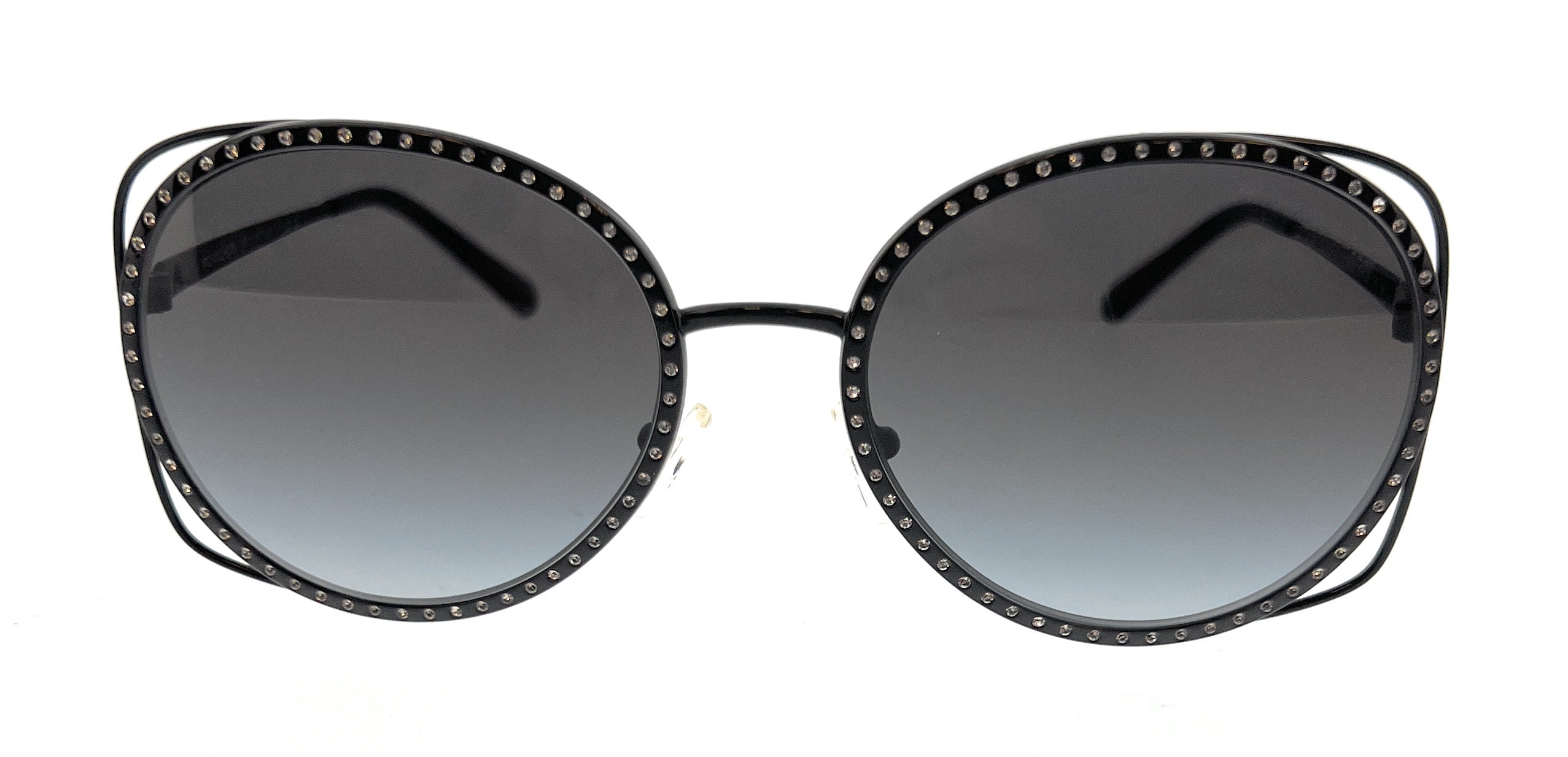 Michael Kors 0MK1118B 10058G Black Round Sunglasses