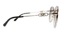 Michael Kors 0MK1128J 101413 Light Gold/Dark Tortoise Round Sunglasses