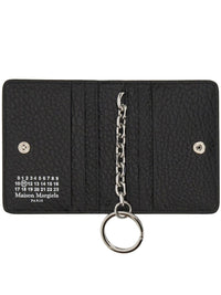 Maison Margiela Unisex Portacarte Bifold Con Portachiavi "Four Stitches"