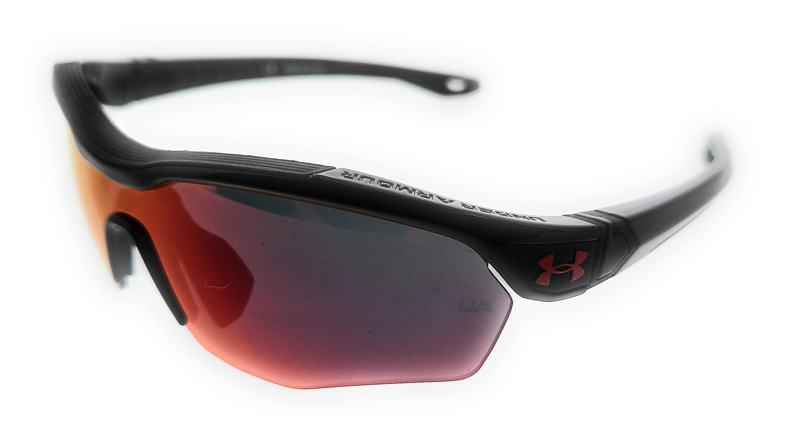 UNDER ARMOUR UA YARD PRO JROIT Black Red Mask Sunglasses