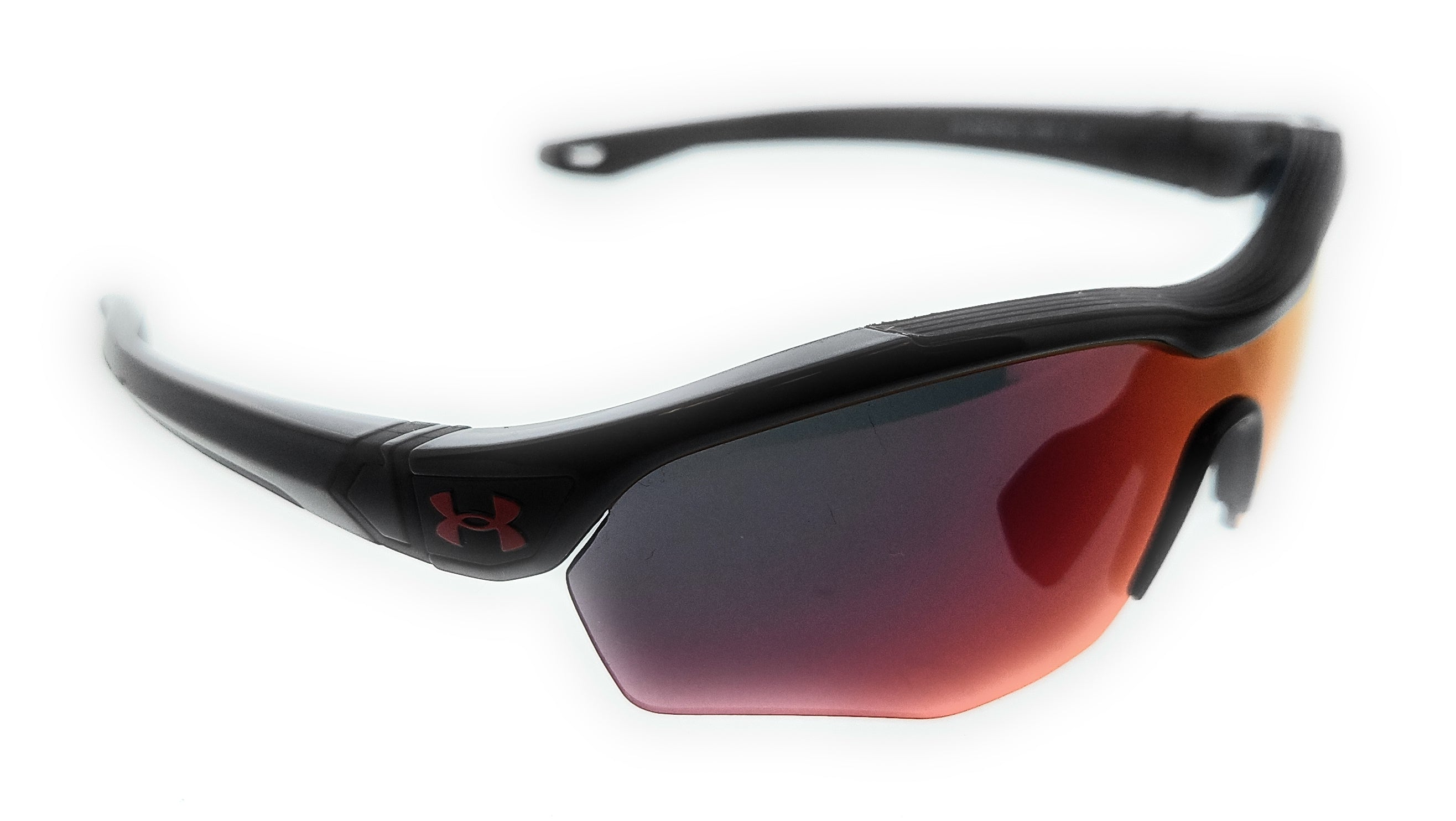 UNDER ARMOUR UA YARD PRO JROIT Black Red Mask Sunglasses