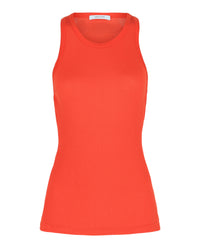 Ferragamo Womens Ribbed Tank Top