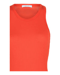 Ferragamo Womens Ribbed Tank Top