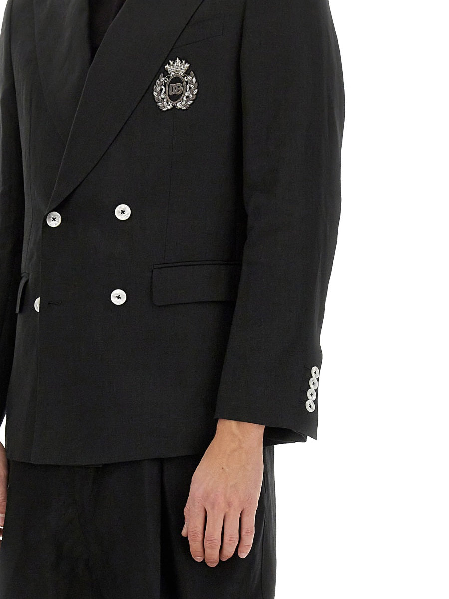 Dolce & Gabbana Men Double-Breasted Jacket