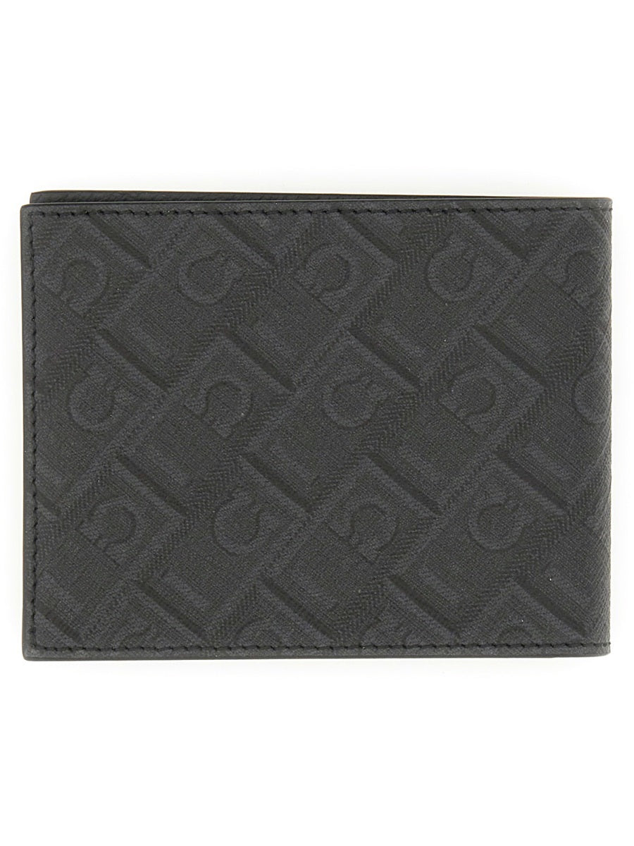 Ferragamo Men Portafoglio Con Logo Monogram