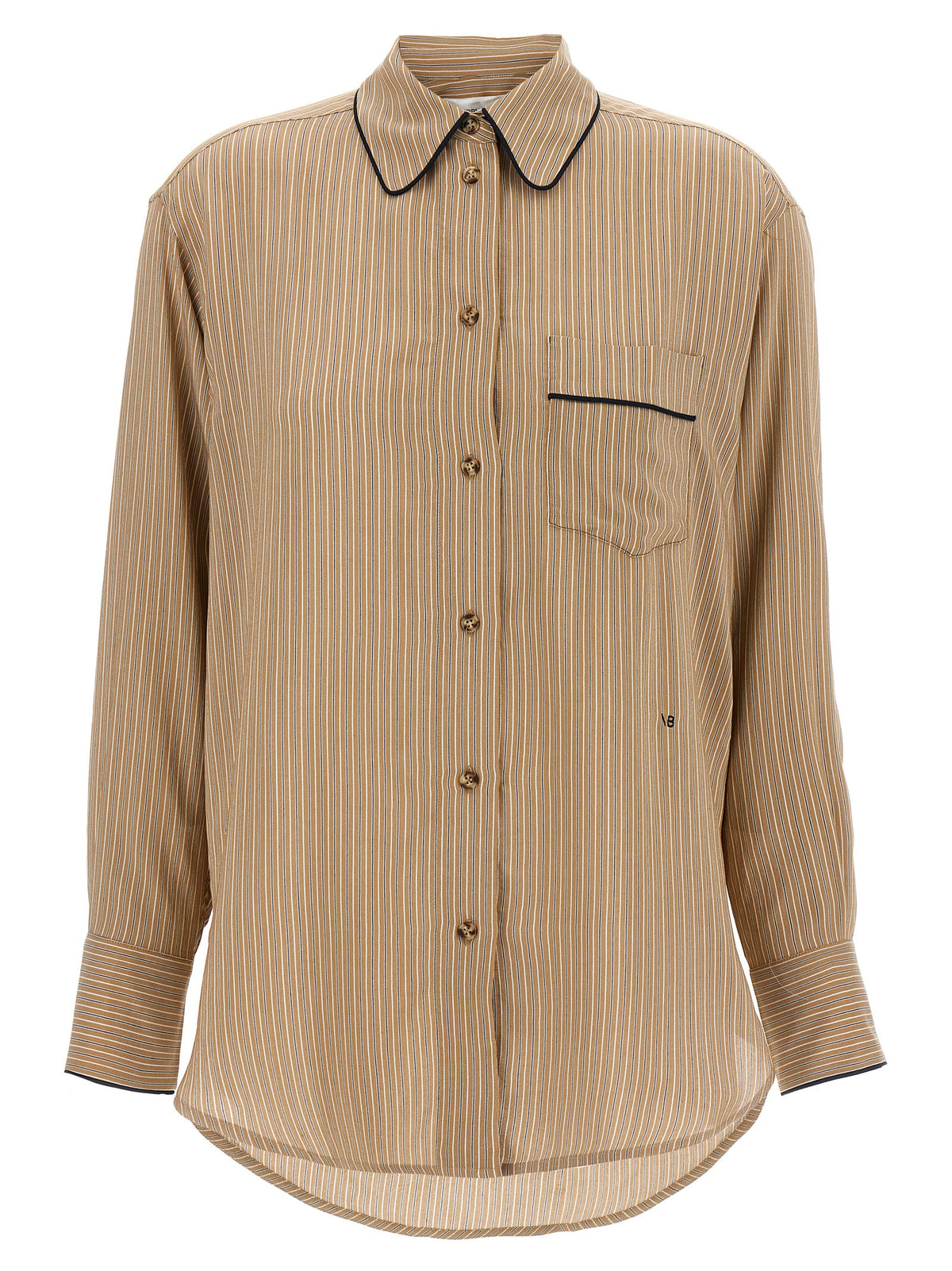 Victoria Beckham Women 'Piping Detail Pyjama' Shirt