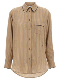 Victoria Beckham Women 'Piping Detail Pyjama' Shirt