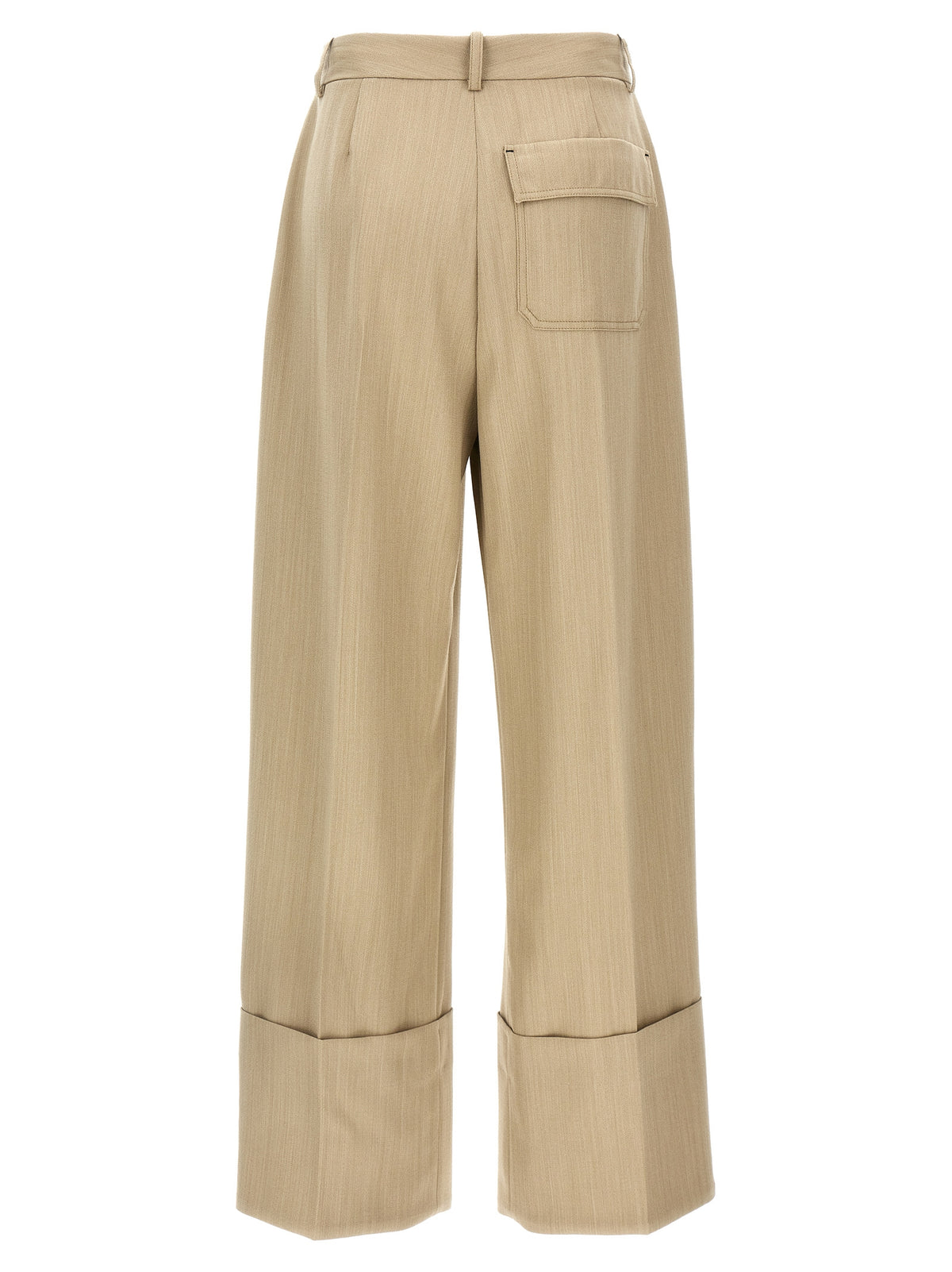 VICTORIA BECKHAM Victoria Beckham Women Maxi Turn-Up Pants