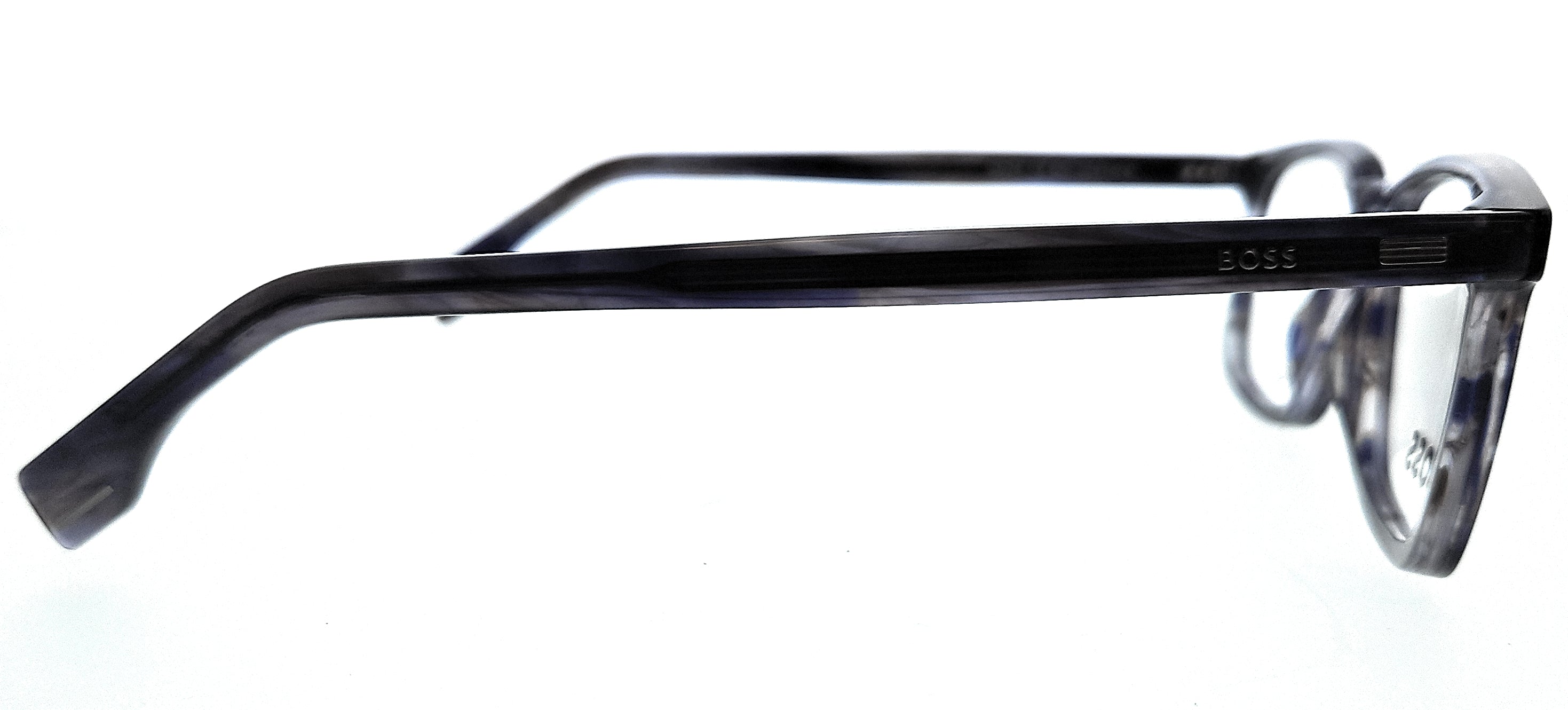 HUGO BOSS HUGO BOSS Blue Havana Square BOSS 1368 JBW Eyeglasses