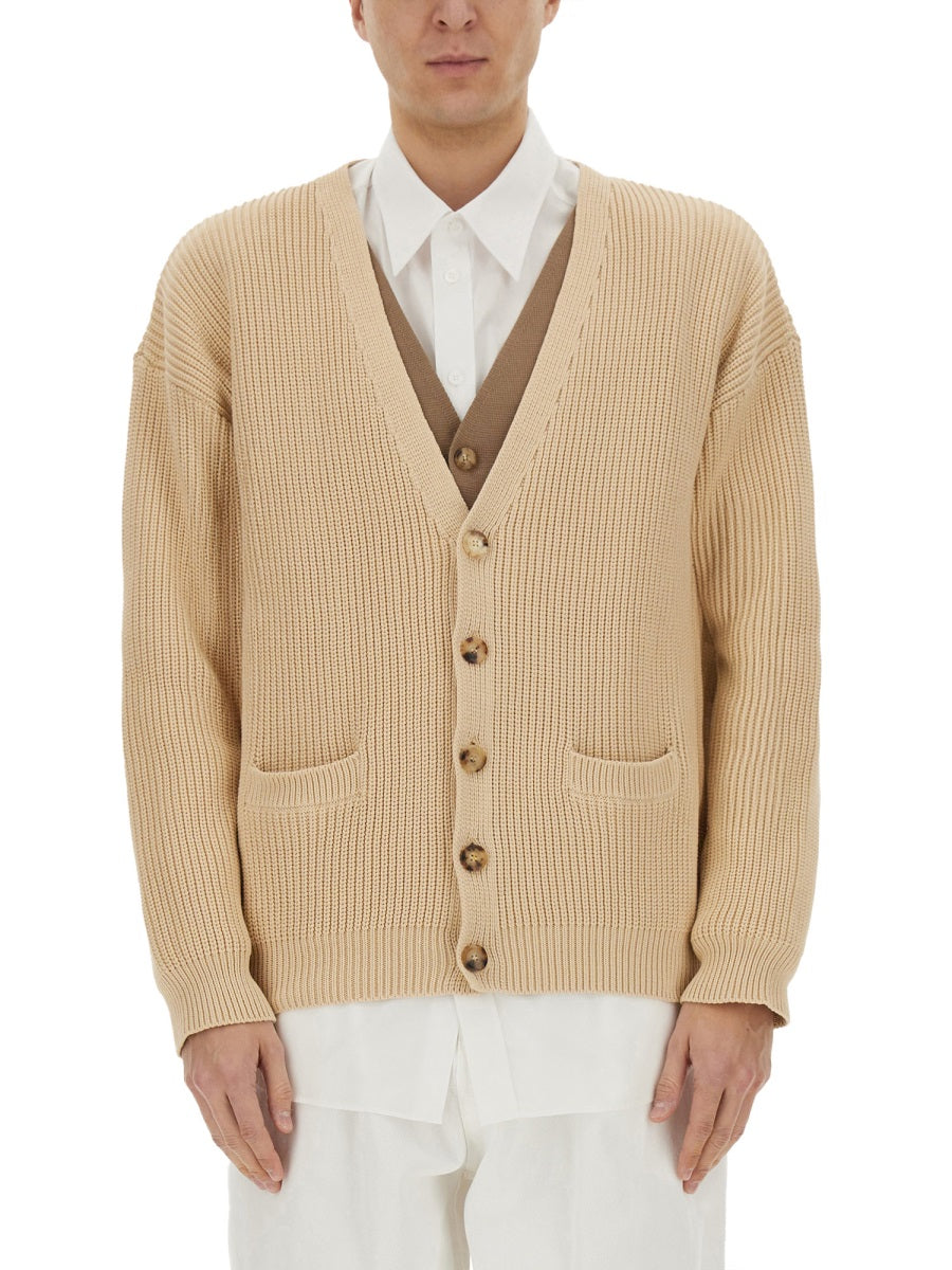Moschino Men Organic Cotton Blend Cardigan