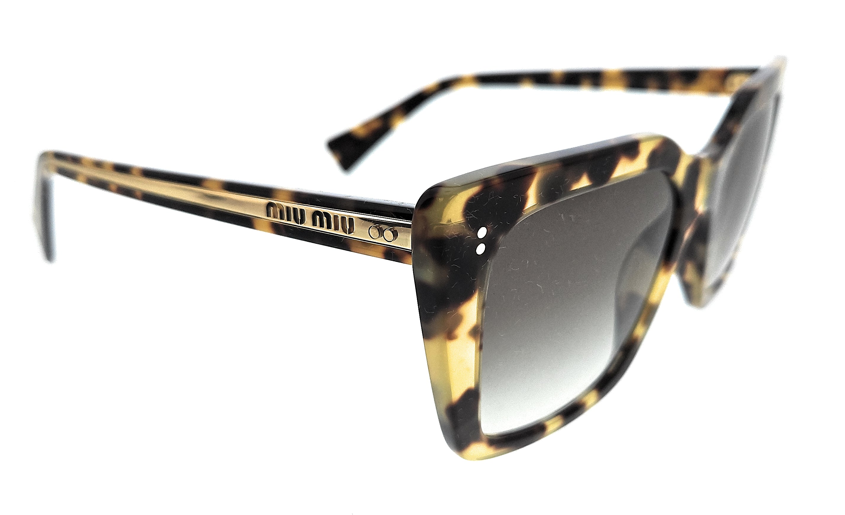 Miu Miu 0MU 02WS 7S00A7 Light Havana Square Sunglasses