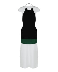 Ferragamo Womens Layered Midi Dress