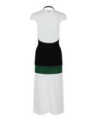 Ferragamo Womens Layered Midi Dress