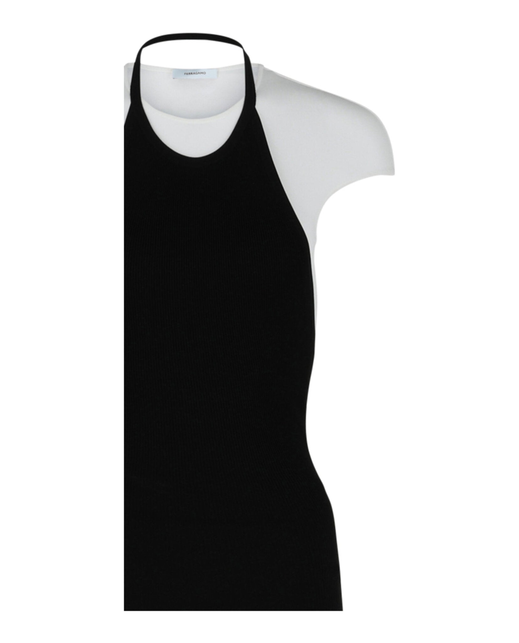 Ferragamo Womens Layered Midi Dress