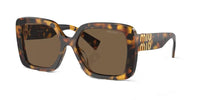 Miu Miu 0MU 10YS VAU068 Honey havana Square Sunglasses